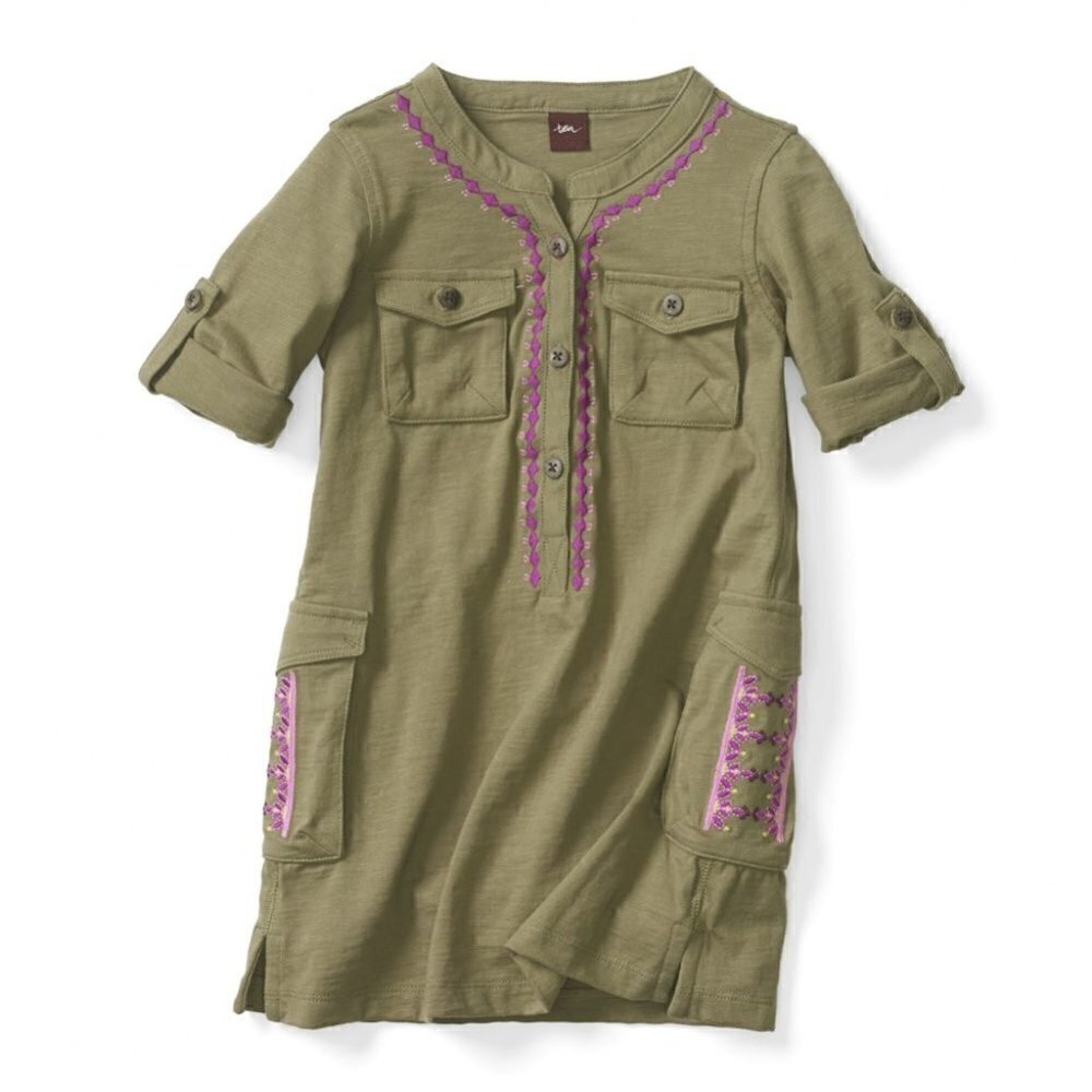Kabini Safari dress Tea Collection India sz 3